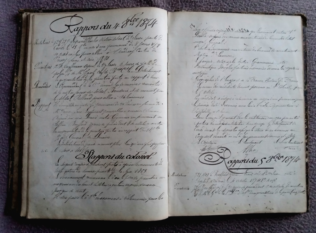 Le rapport de caserne du 127ème RI - Condé-sur-l'Escaut- 1874/1875 20240232