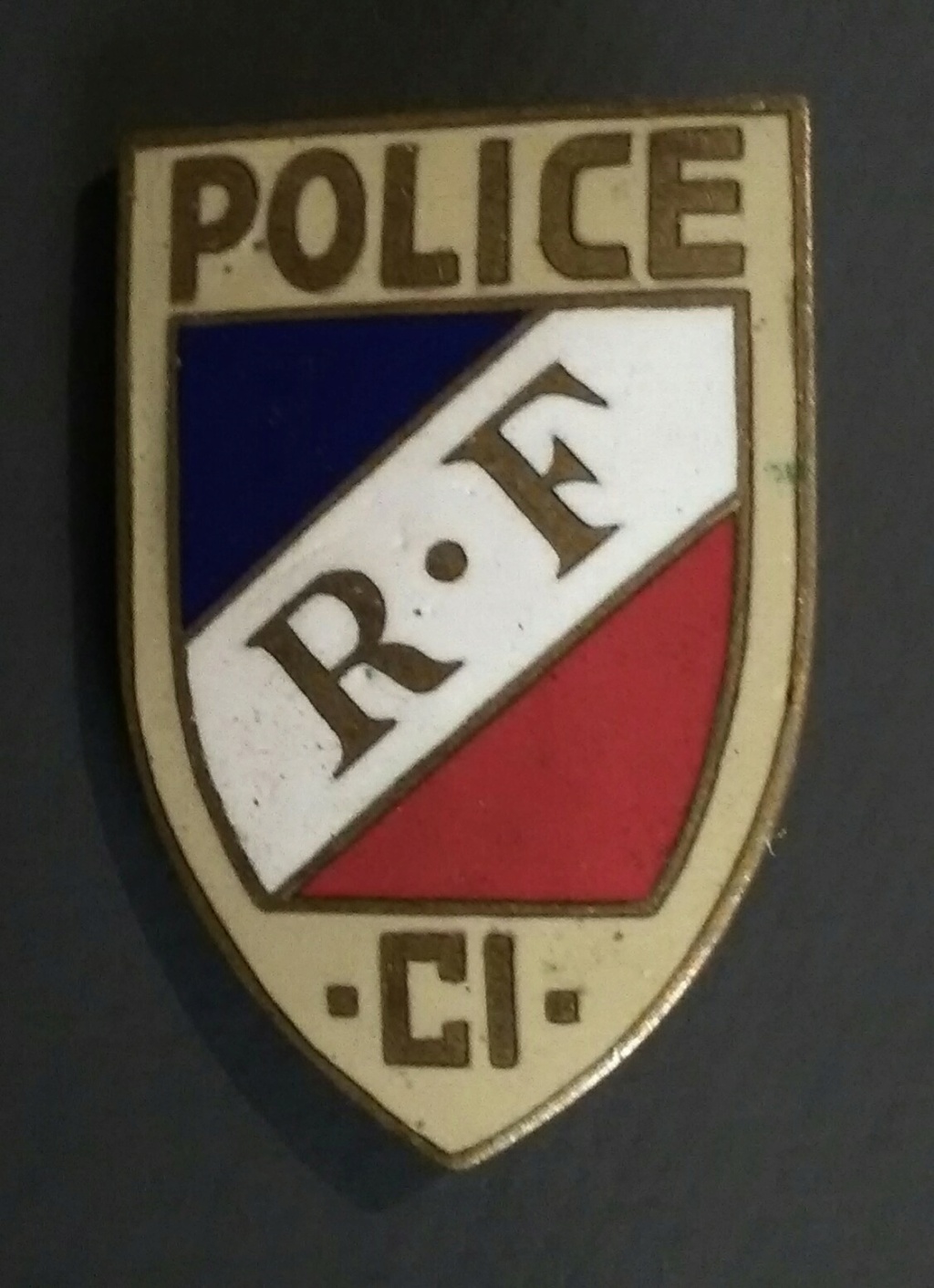 Insigne Police française en Côte d'Ivoire Img_2876