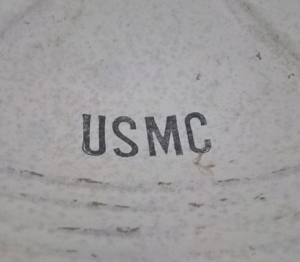 Casque tropical - USMC - 1942 - authentification de tampons Wp_20416