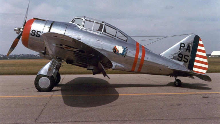 1930's P-35 - What a neat little aircraft. P-3510