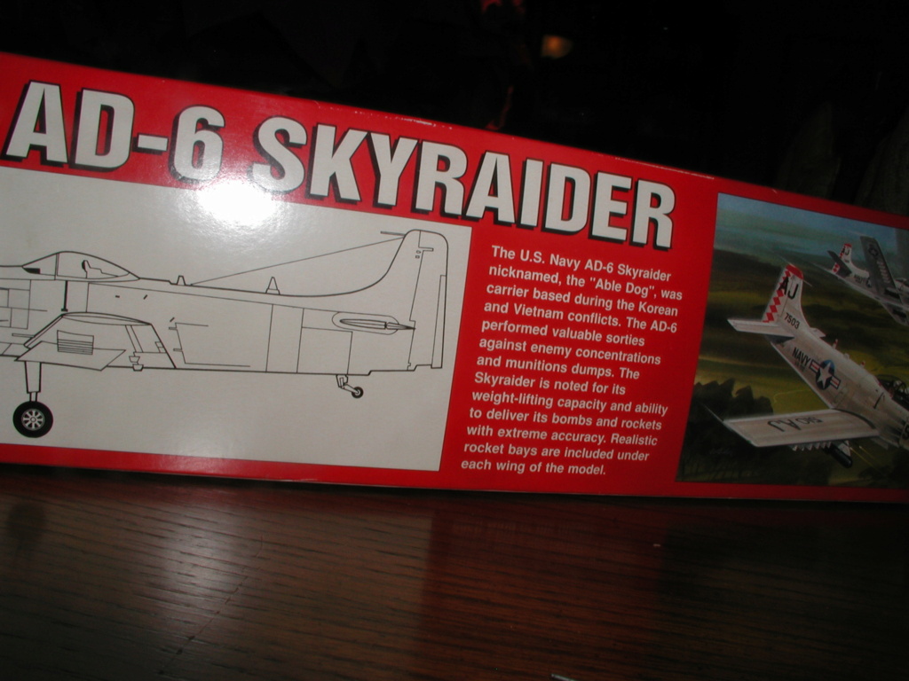 Cox AD-6 Skyraider w/throttle control.  Andras and Mauricio passions finally make it to Cox plastic airplanes P1014371