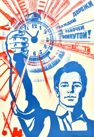 Montres et horloges dans l'iconographie soviétique (2) Treasu10