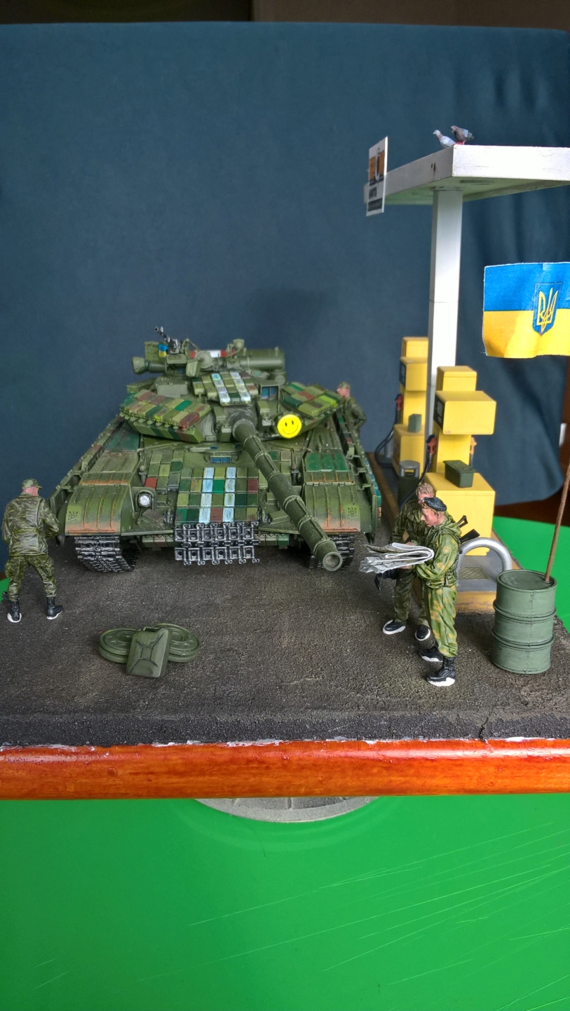 Trumpeter 1/35 T-64BV Mod. 1985 - Armée Ukrainienne Wp_20258