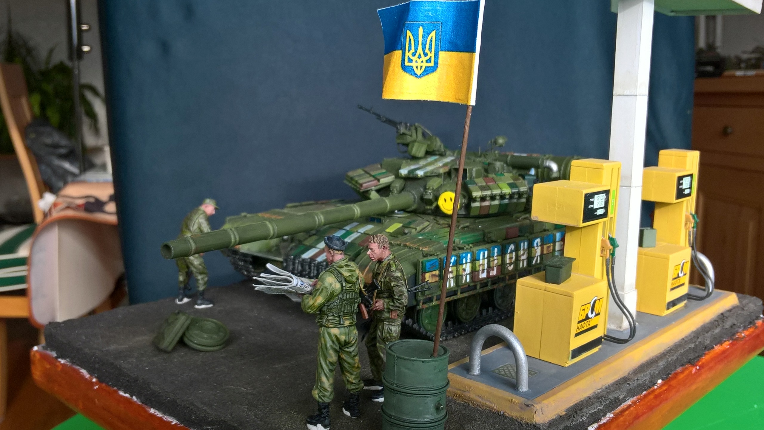 Trumpeter 1/35 T-64BV Mod. 1985 - Armée Ukrainienne Wp_20259