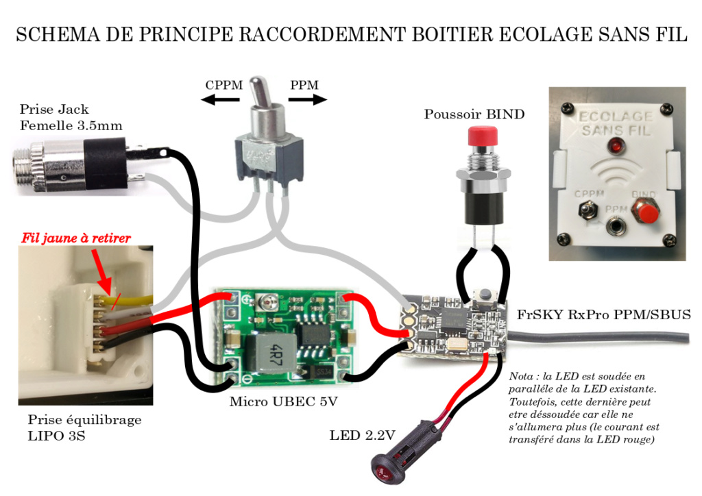 Écolage sans fil X10S Module10