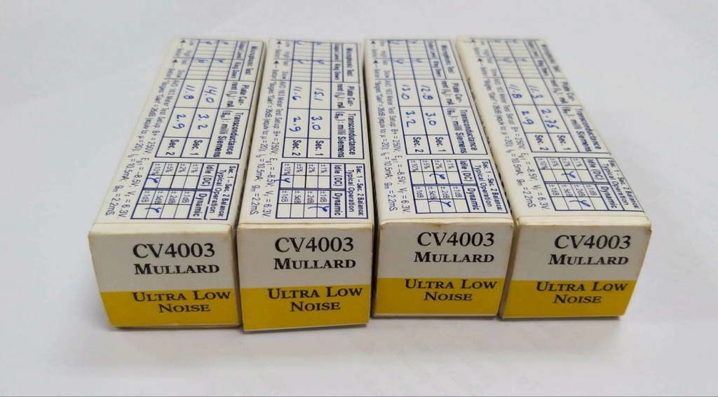 Mullard Pearl Cryo-Vac ECC82 / CV4003 Valves/Tubes (NOS) (1 Matched Pair / 2 pieces) 31615610
