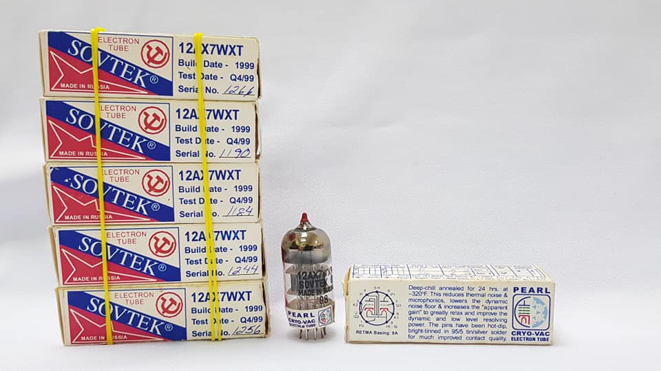 Sovtek Pearl Cryo-Vac 12AX7WXT/ECC83 Valves (NOS) Sovtek11