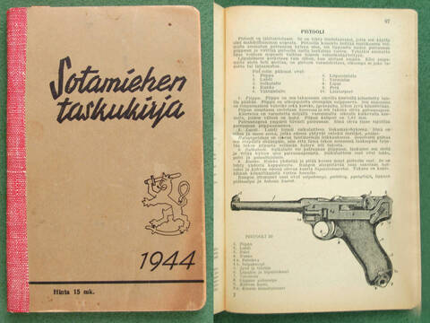 Livrets et manuels du Luger P08 et Parabellum