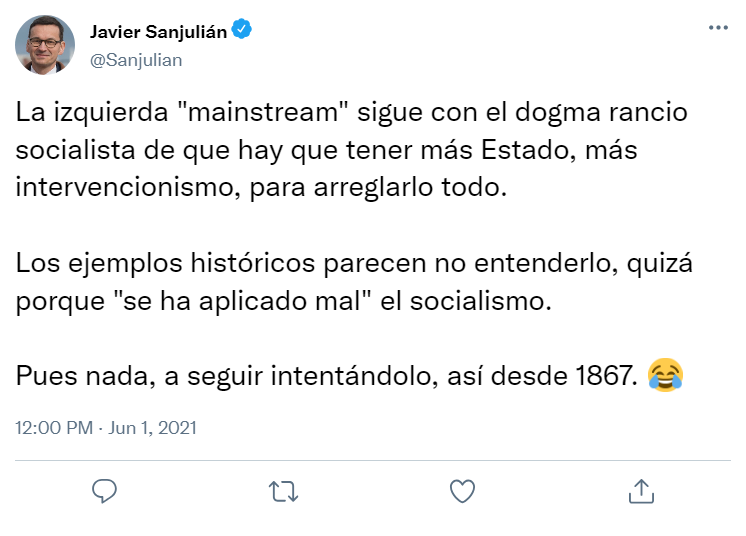 @Sanjulian | Javier Sanjulián Tuit20