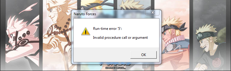 [AJUDA] Runtime error '5' - Invalid procedure call or argument Screen10