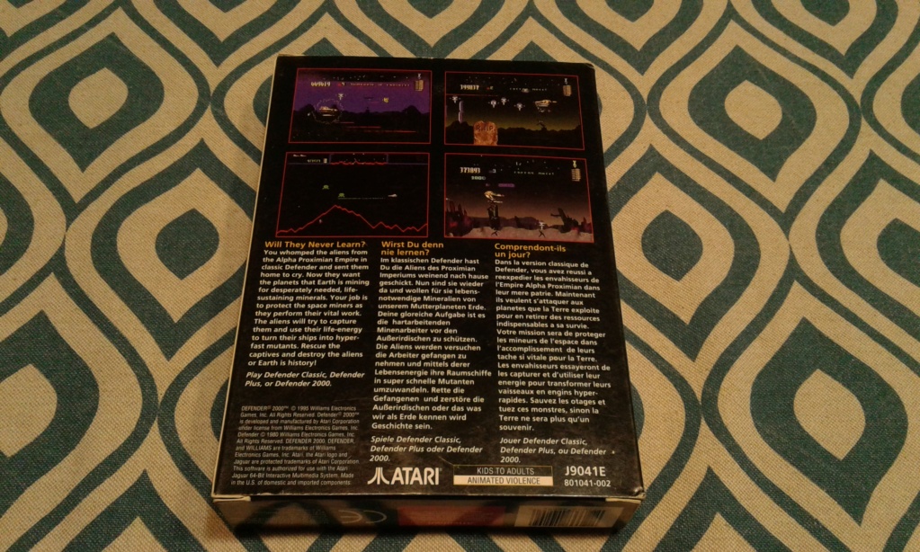 [VDS] Defender 2000 Atari Jaguar 20220112