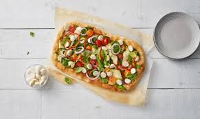 Pizza aux légumes du jardin et au fromage Bocconcini Pizzaj10