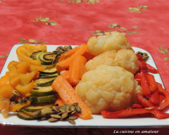Poêlée de légumes et graines de courges au paprika Pozolz10