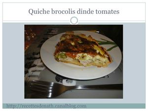 Quiche brocolis dinde tomates Quiche20
