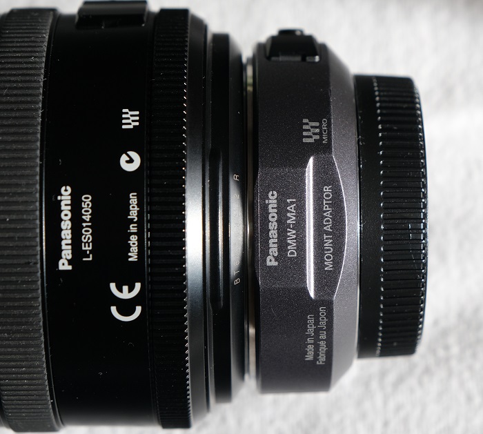 N'est plus en vente!-Leica-Lumix 14-50mm 2.8-3.5 OIS 4/3 +Pana DMWMA-1 Dscf7615