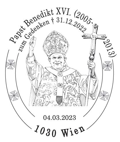 Österr. NEU: Markenblock Papst Benedikt XVI. 3_bene11