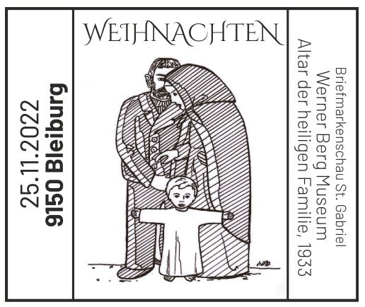 Österr. NEU: Weihnachten, Werner Berg – Hl. Familie, 1933 3_berg11
