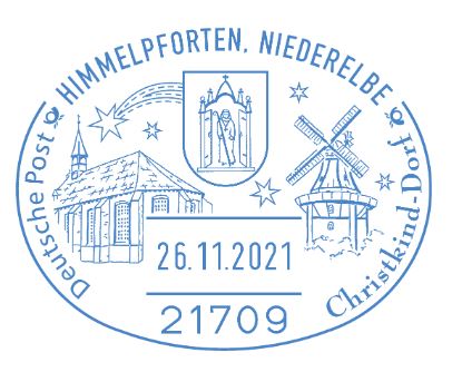 2021 - Deutsche Post - Weihnachtstempel 2021 3_himm10