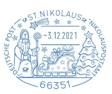 2021 - Deutsche Post - Weihnachtstempel 2021 8_st_n10