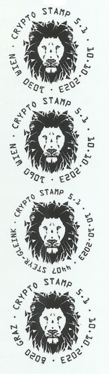 crypto - Crypto stamp 5.1 Löwe Crypto37