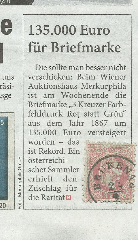 1867 Farbfehldruck für 135.000 € versteigert Heute_10