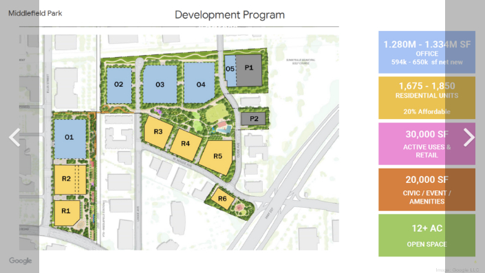 Middlefield Park - город для сотрудников. Google. США 15