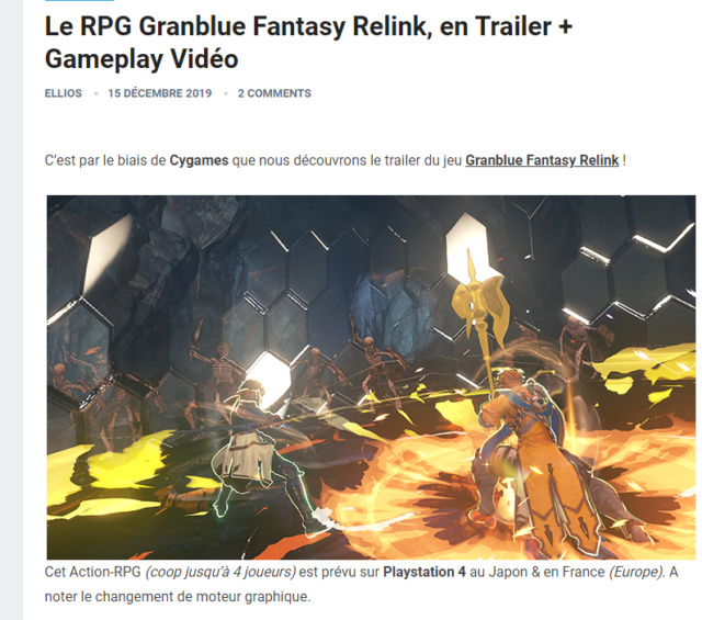Granblue Fantasy Relink, en Trailer + Gameplay Vidéo Captu118