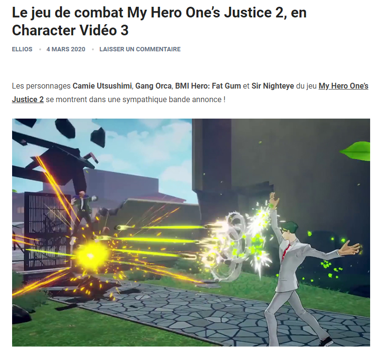 My Hero One’s Justice 2, en Character Vidéo 3 Captu177