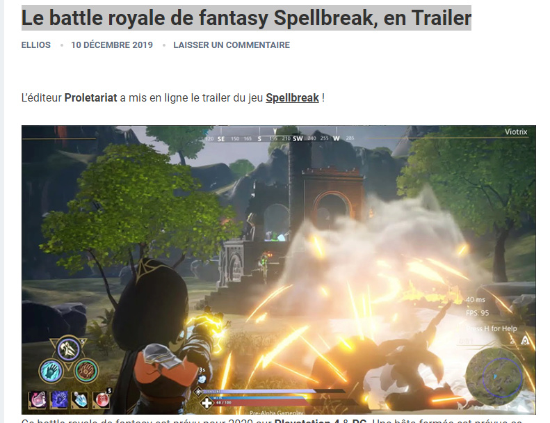 battle royale de fantasy Spellbreak, en Trailer Captur34