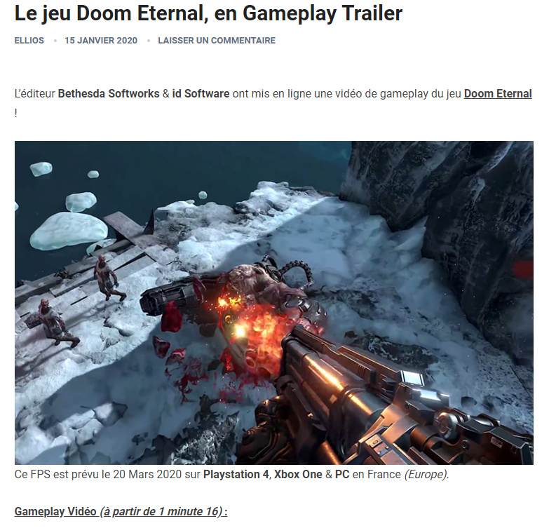 Doom Eternal, en Gameplay Trailer Captur45