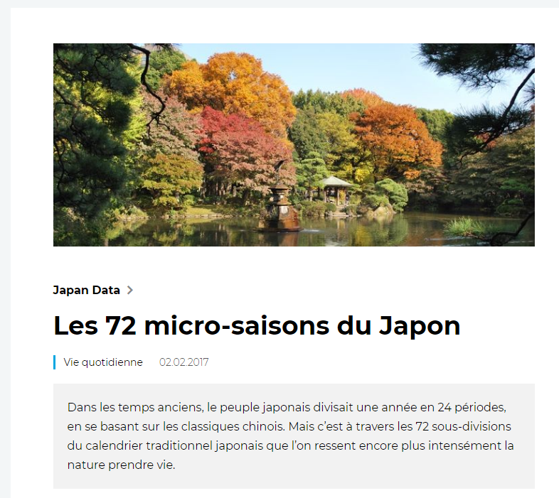 Les 72 micro-saisons du Japon Captur80