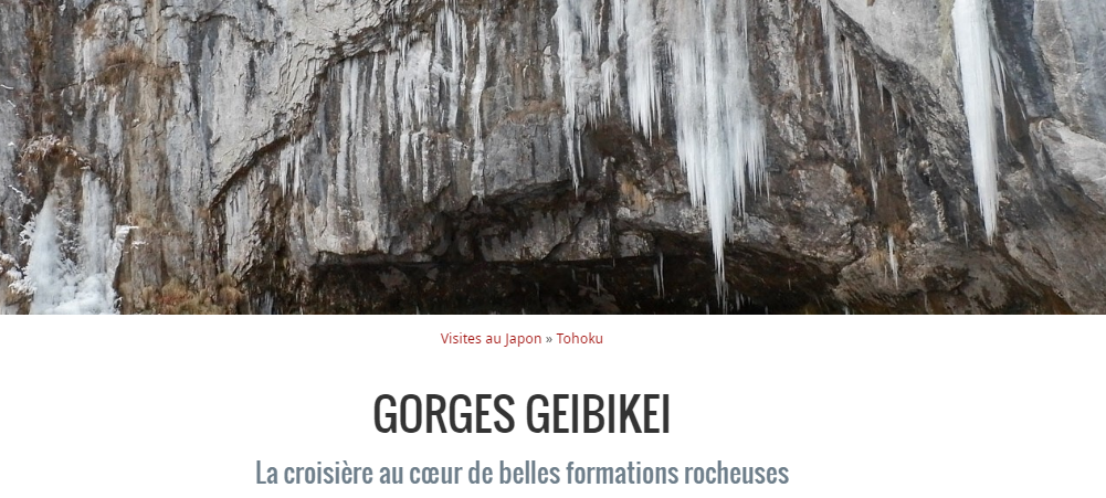 GORGES GEIBIKEI La croisière au cœur de belles formations rocheuses Captur96