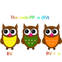 English irregular verbs : The owls PP -n (base verbale) 0the_o11