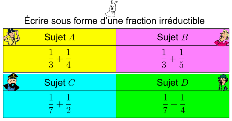 Addition de Fractions 1fract11