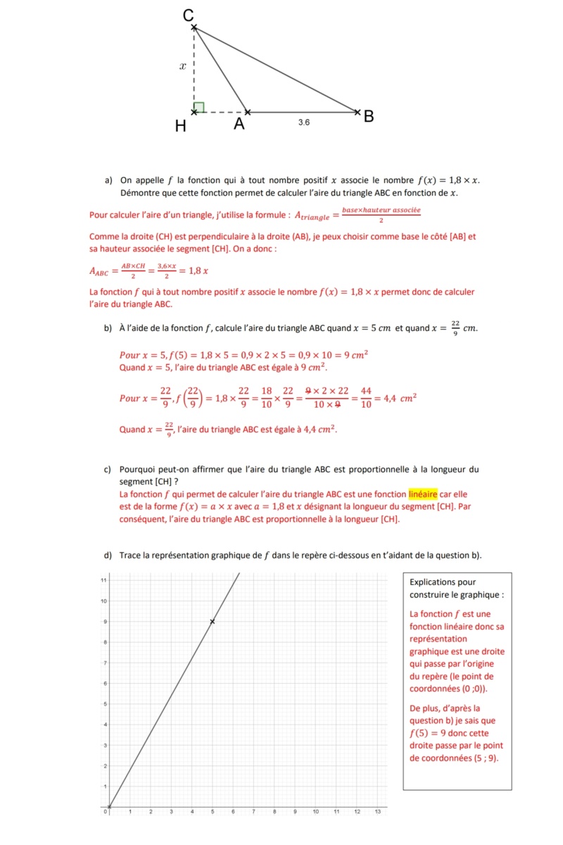 Fonction linéaire & proportionnalité Maths_31