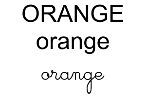 LES COULEURS Orange10
