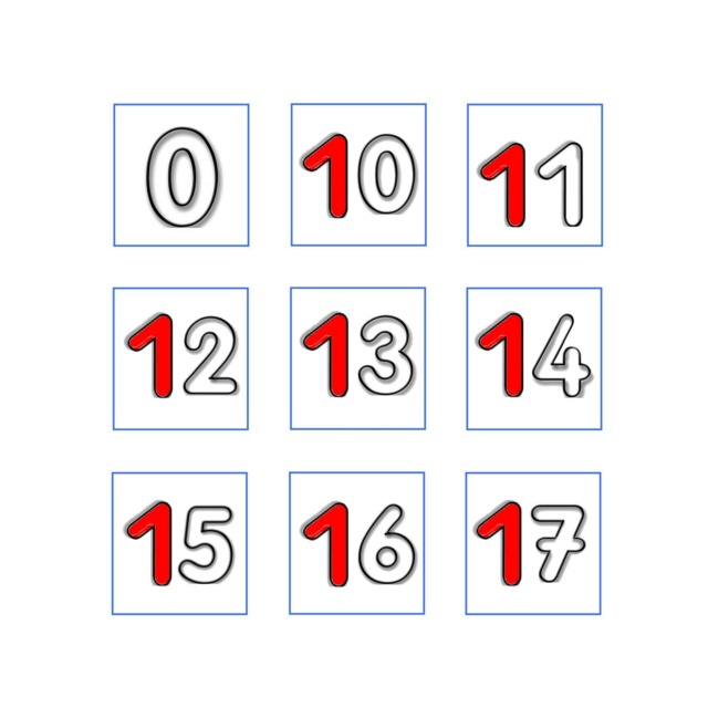 Construction du nombre : associer un chiffre à une quantité Planch14