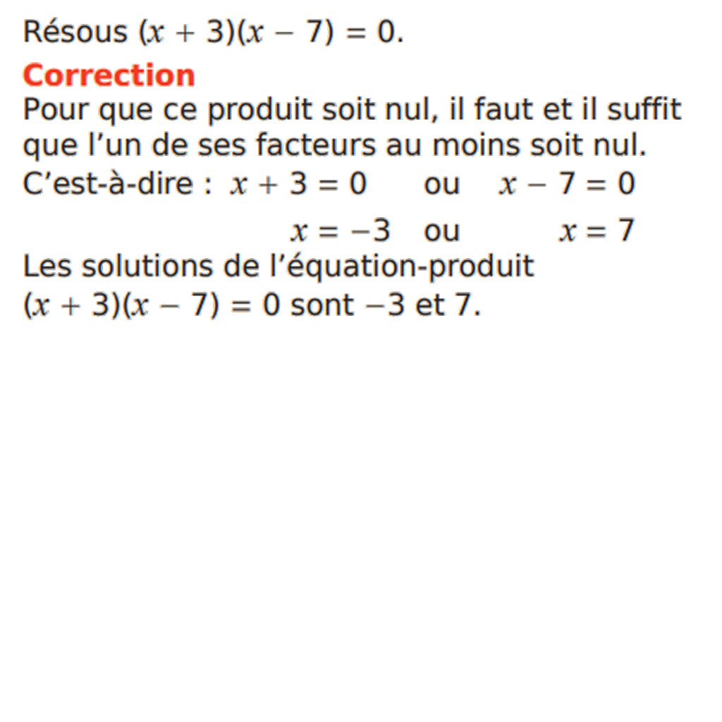 30108E02 Corrigé Résoudre une équation Rm8_rz12