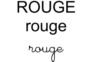 COULEUR ROUGE Rouge12