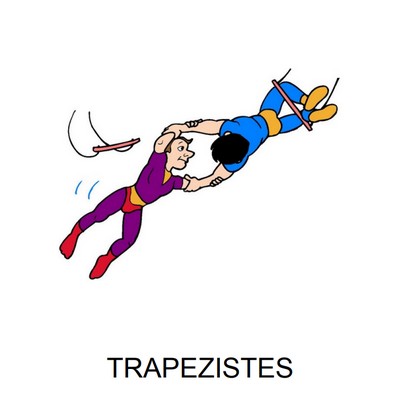 Le cirque - Cartes Flash     Trapez10
