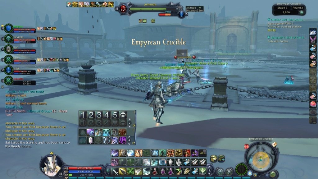 Empyrean Crucible - Getting stuck out of the arena Aion0110