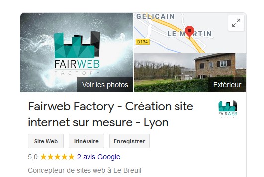 FairWeb Factory - mon site professionnel Screen10