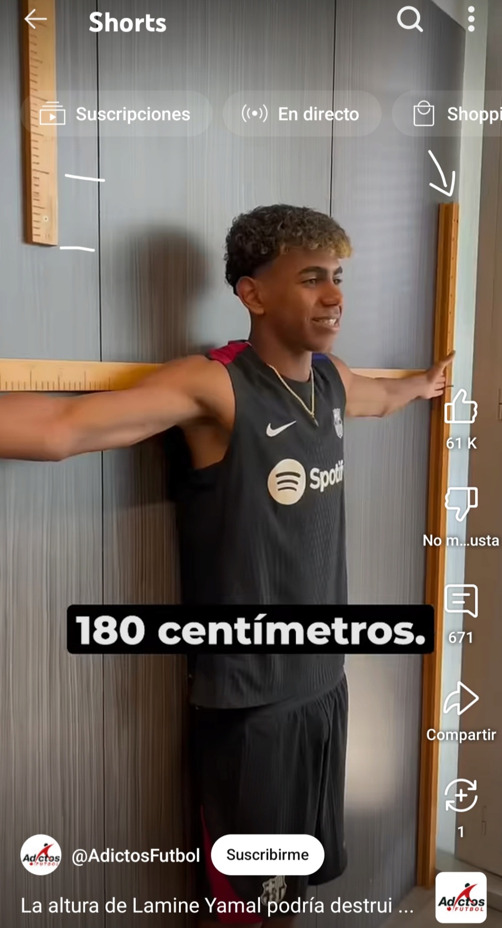 ¿Cuánto mide Lamine Yamal? - Altura - Real height - Página 25