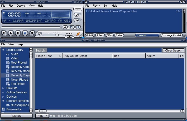 تحميل برنامج تشغيل الموسيقى الاحترافي .. Winamp Winamp10