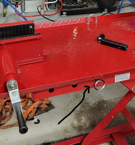 table lève moto j'ai craqué pour Noël !!! Tige110