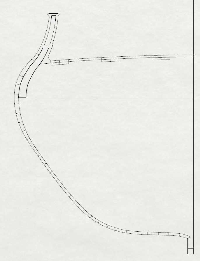Frégate Danae de 12 - 1755 [conception 3D/scratch bois 1/48°] de Yoann gui Viewca41