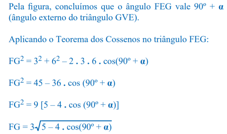 Triângulos e ângulo externo FGV 2021 Www10