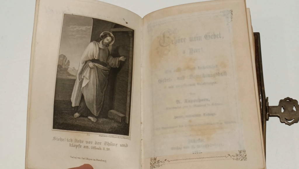 Livre Allemand 1891 prières et de méditations catholique 611