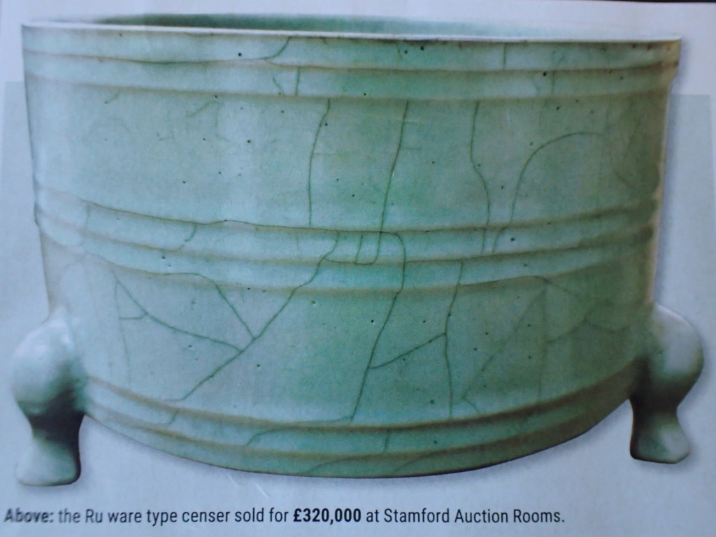 Stamford auction house surprise as Ru ware fetches £320,000 P9090010