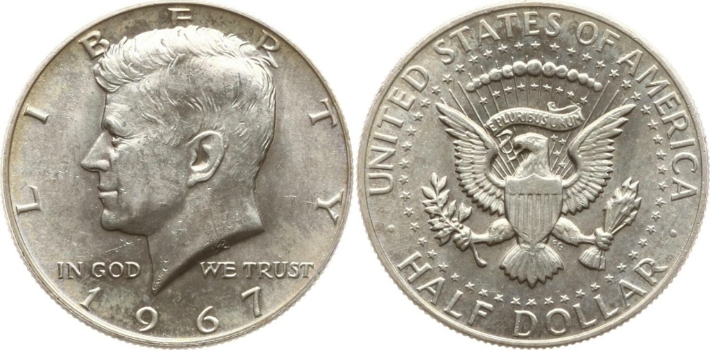 US Silver Half Dollars Kenned10